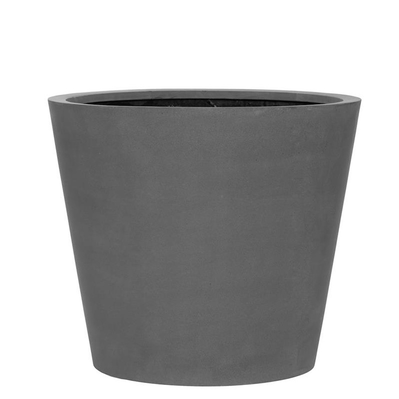 Venkovní květináče - Fiberstone Jumbo Cone Grey L 112x97cm