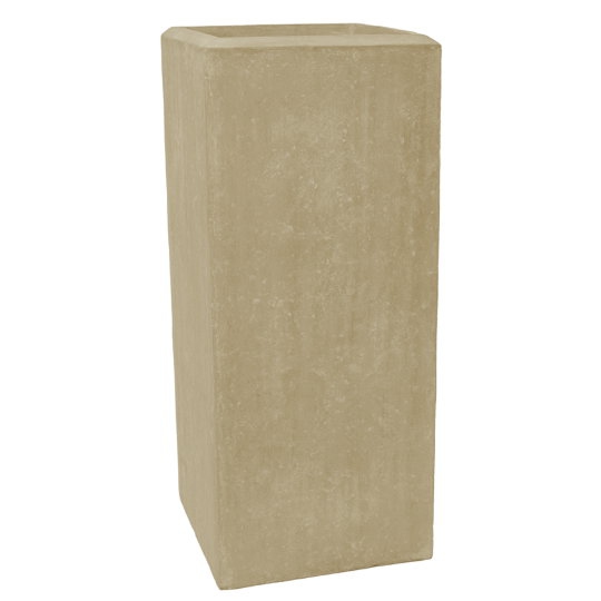 Luxusní květináče - Polystone Natural Square 34x34x70cm