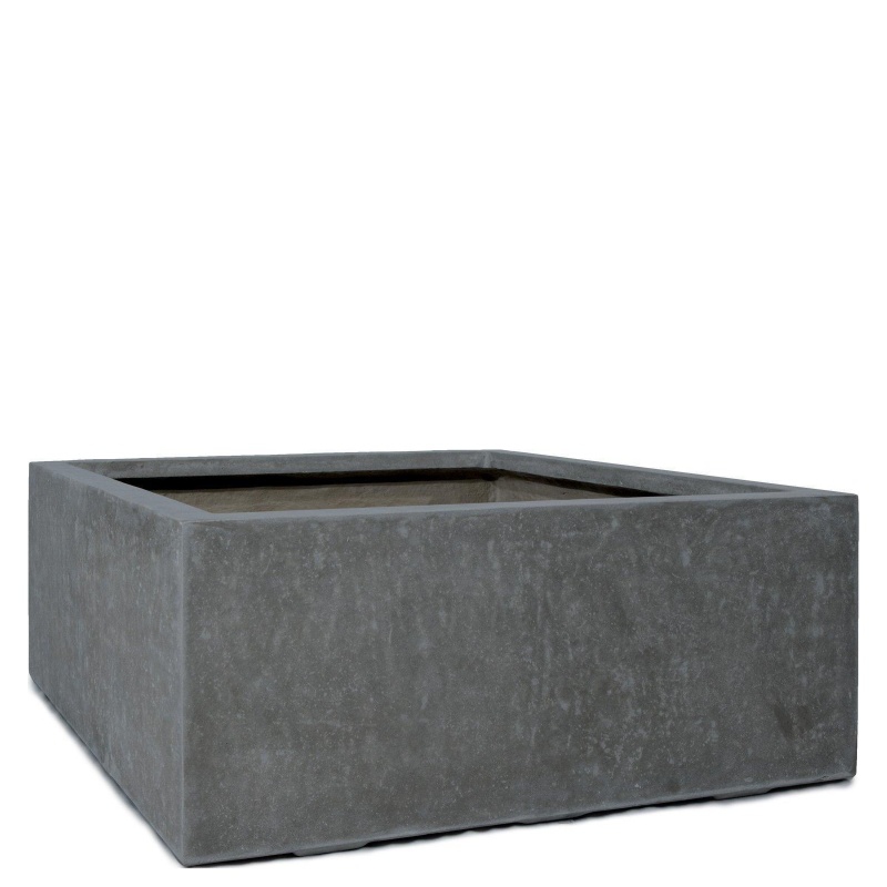 Venkovní květináče - Division Plus Square antracit 100x100x40cm