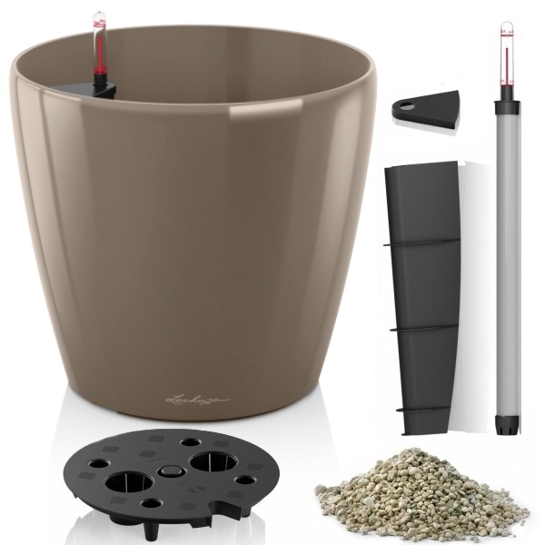 Lechuza květináče - Lechuza Classico 35 Taupe komplet