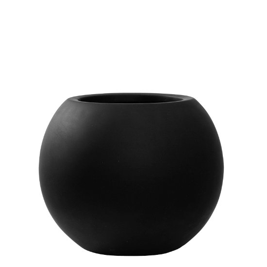 Venkovní květináče - Fiberstone Beth S Black 31x25cm