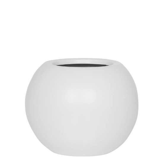 Venkovní květináče - Fiberstone Beth S White mat 31x25cm
