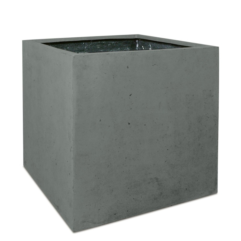Venkovní květináče - Square Grey 60x60x60cm