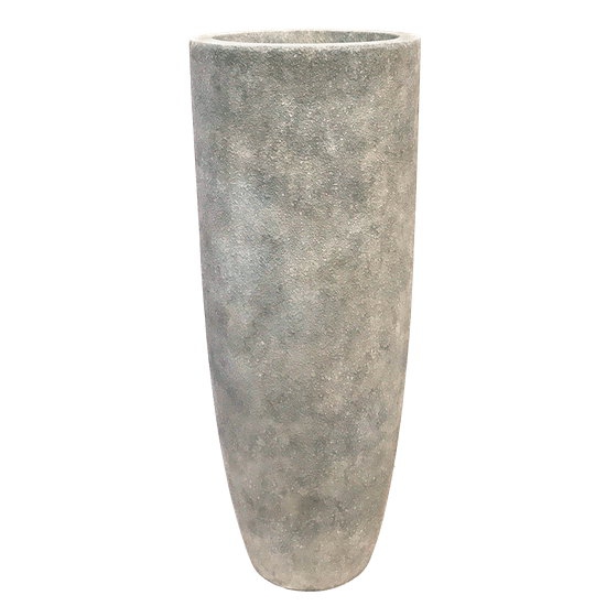 Luxusní květináče - Lite stone luna grey 35x75cm