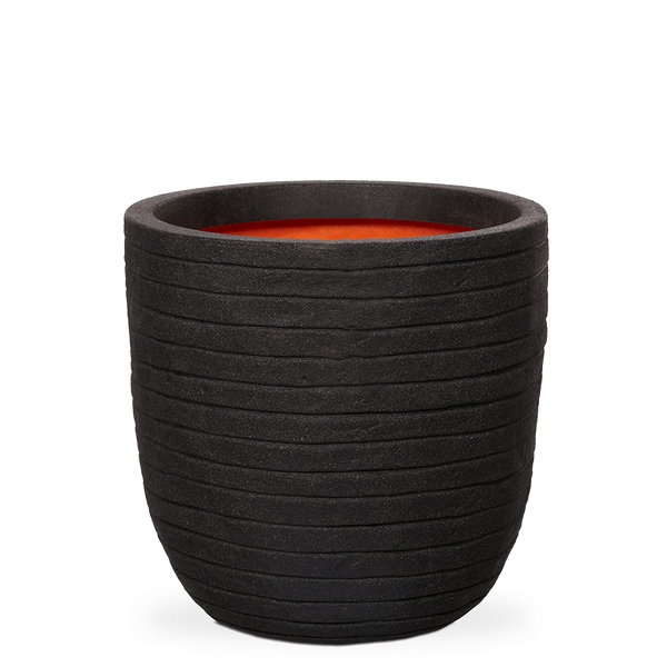 Venkovní květináče - Capi nature row black 43x41cm