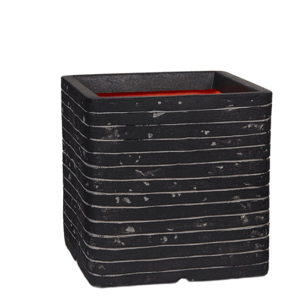 Venkovní květináče - Capi nature row square antracit 40x40x40cm