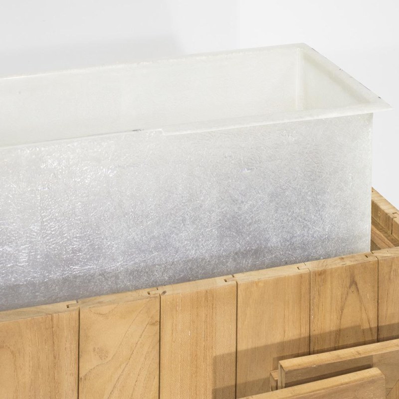 Venkovní květináče - Vložka 82x23x35cm do truhlíku Kayu