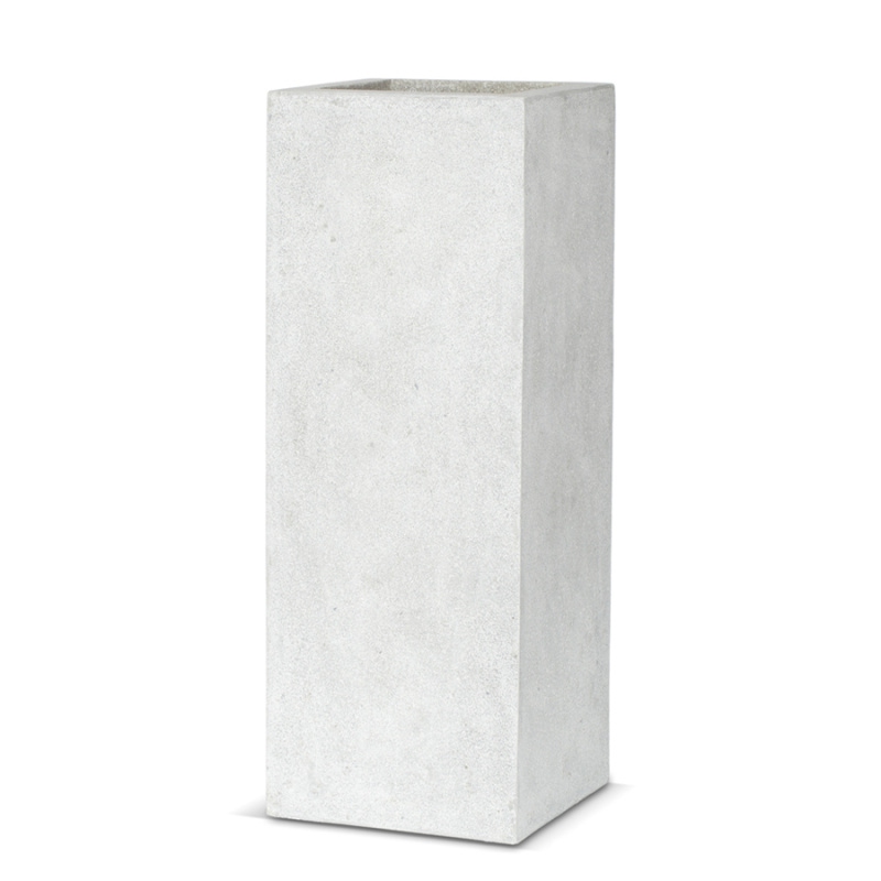 Venkovní květináče - Capi lux kvádr šedý 25x25x67cm