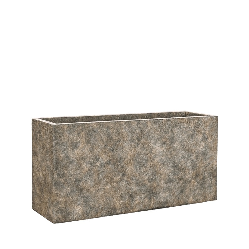 Luxusní květináče - Lite stone luna grey 100x30x50cm