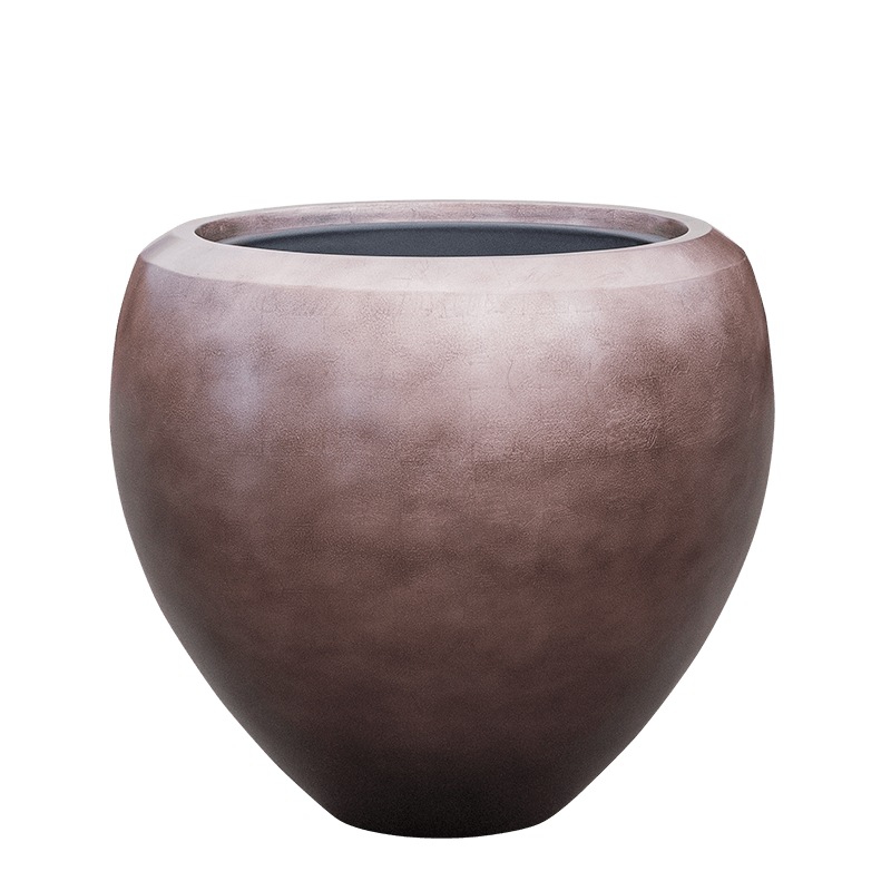 Luxusní květináče - Metallic couple coffee 60x55cm