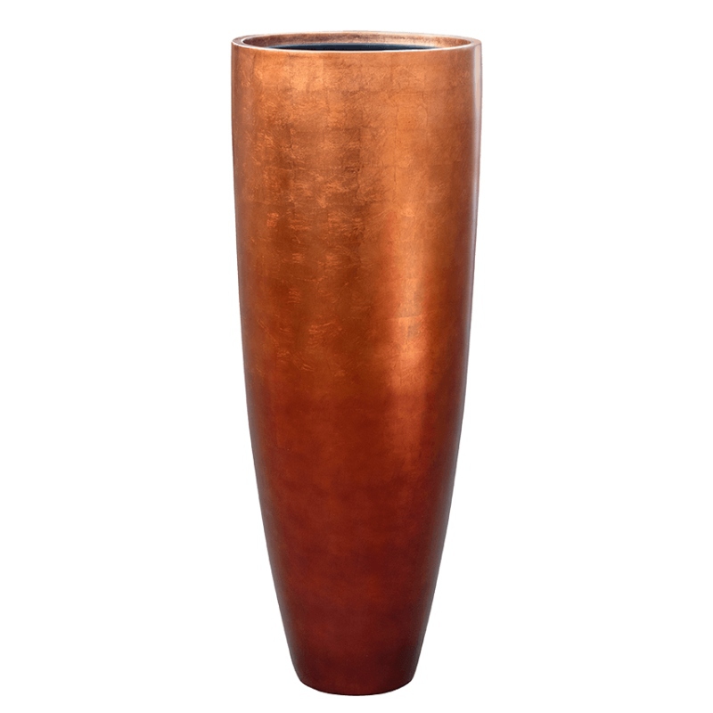 Luxusní květináče - Metallic partner copper 34x90cm