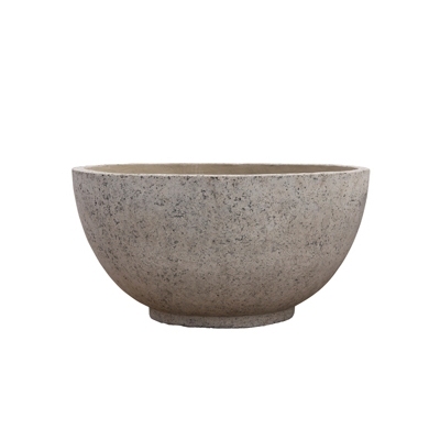 Keramické květináče - Concrete Bowl Grey 155x76cm