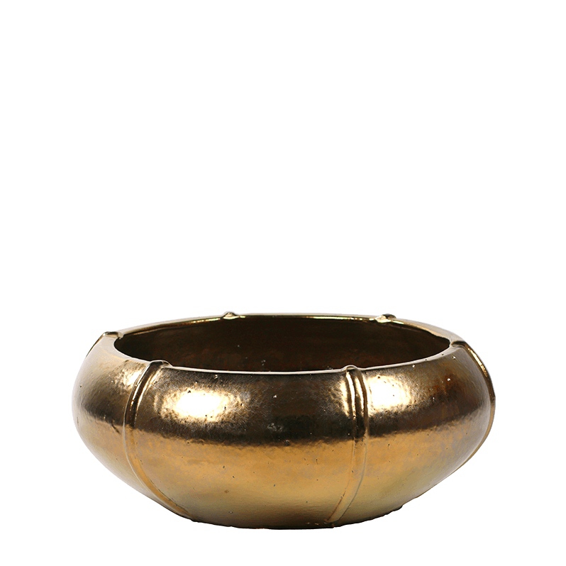 Keramické květináče - Moda Bowl Gold 55x22cm