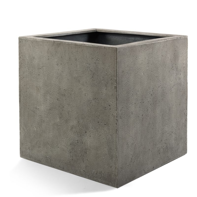 Venkovní květináče - D-lite Cube XL Natural Concrete 60x60x60cm