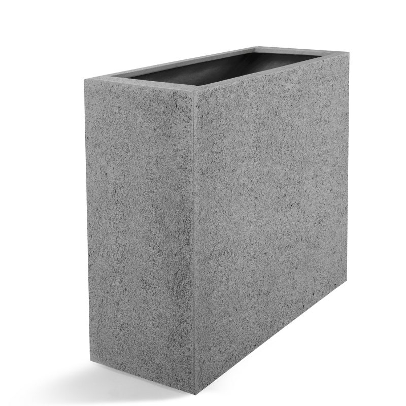 Venkovní květináče - D-lite vysoký truhlík hrubý šedý 80x30x60cm