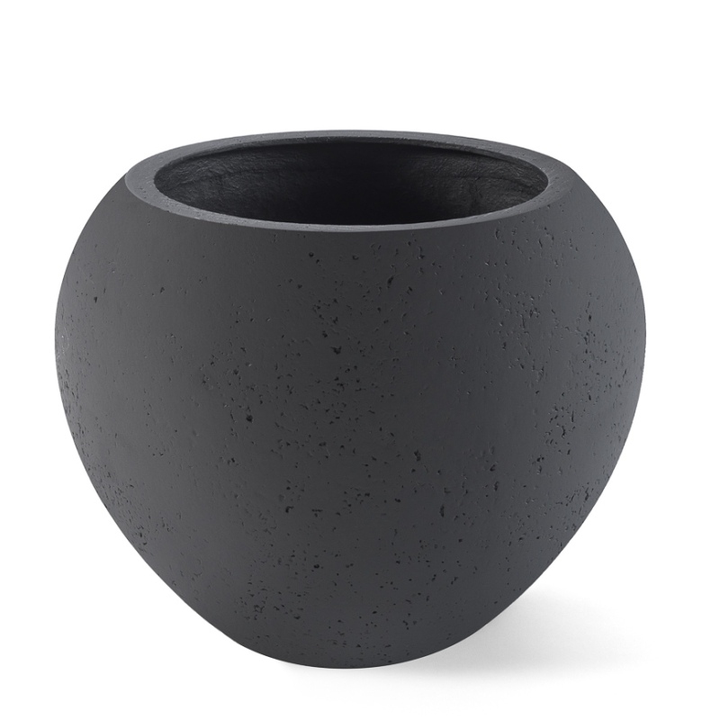 Venkovní květináče - D-lite vajíčko Antracit Concrete 40x32cm