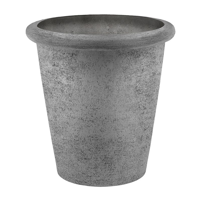 Venkovní květináče - D-lite Classic Roma XXL hrubý šedý 75x75cm