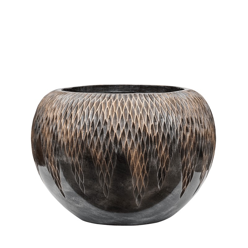 Luxusní květináče - Lite Universe Comet Globe Bronze 45x32cm