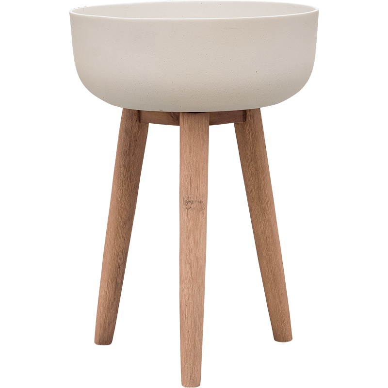 Luxusní květináče - Retro květináč Argon White 40x57cm