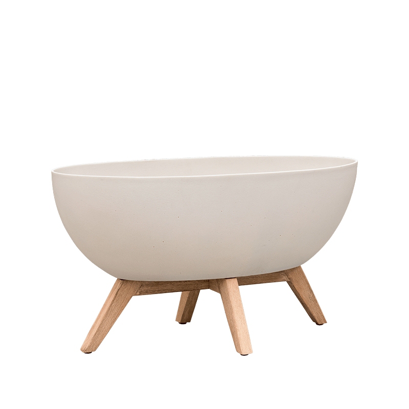 Luxusní květináče - Retro květináč Douglas White 79x35x42cm