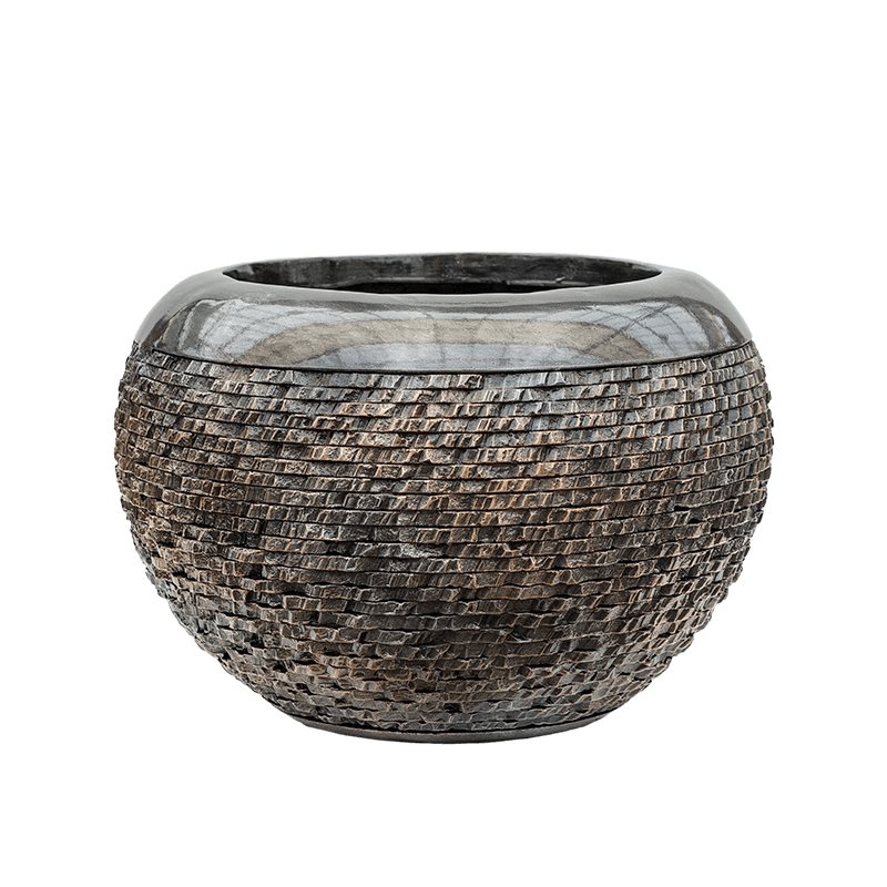 Luxusní květináče - Lite Universe Layer Globe Bronze 45x32cm