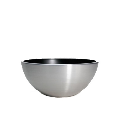 Kovové květináče - Aluminium Bowl Brushed 50x25cm