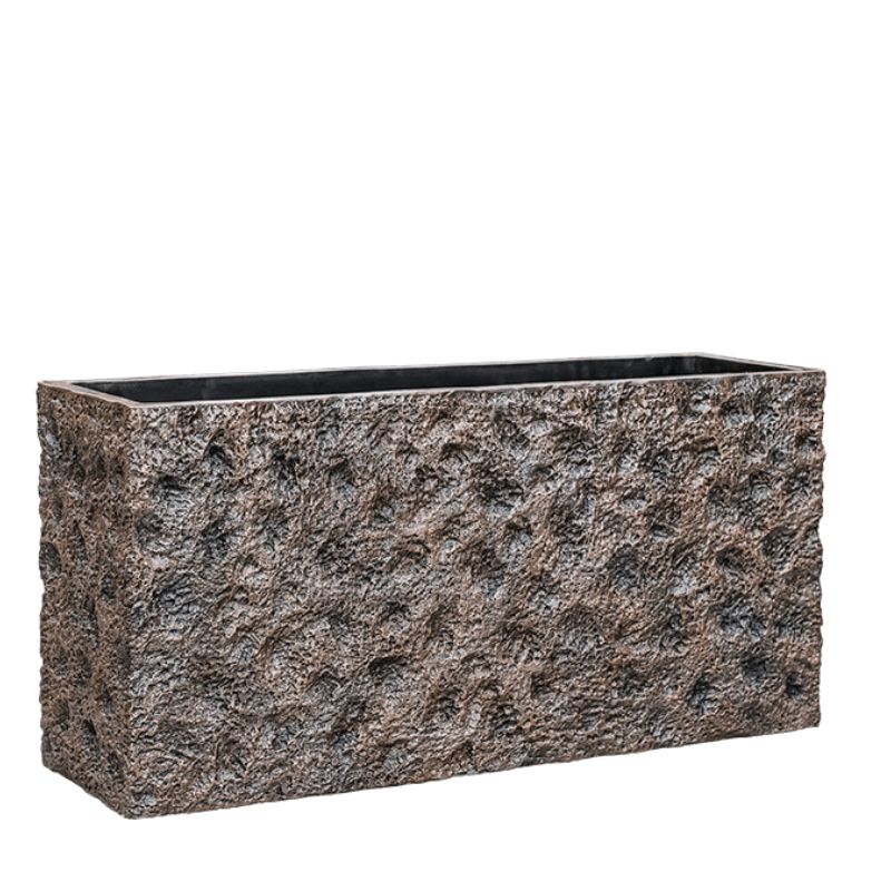 Luxusní květináče - Lite Universe Moon Truhlík Bronze 100x30x50cm