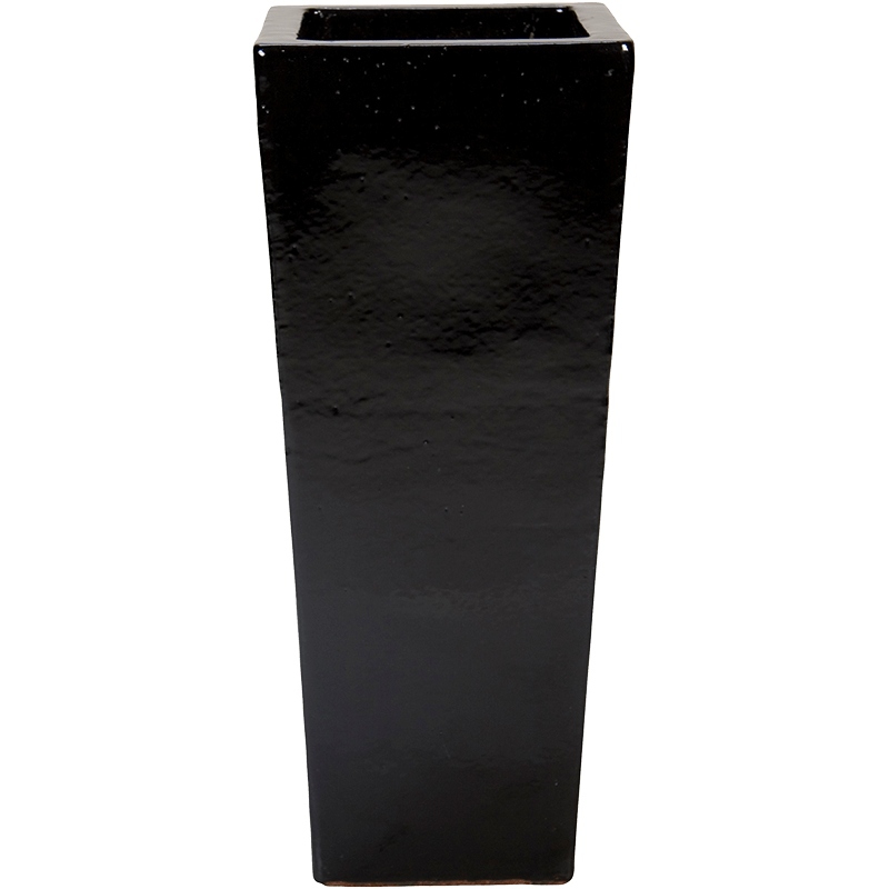 Keramické květináče - Black Kubis 36x36x90cm