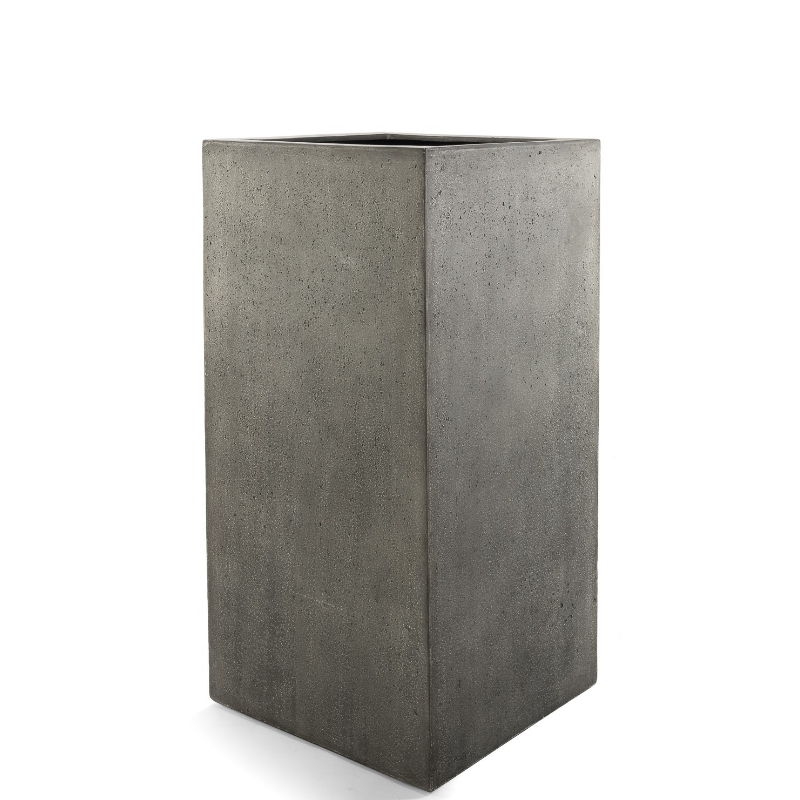 Venkovní květináče - D-lite kvádr L Natural Concrete 45x45x90cm
