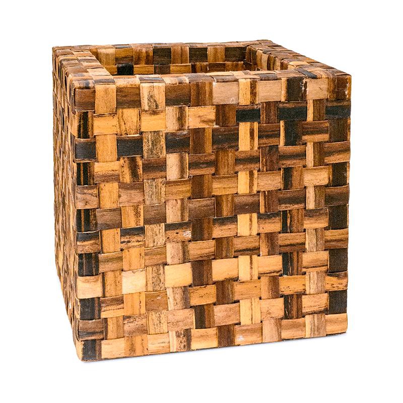 Luxusní květináče - Banana Cube Brown 44x44x44cm