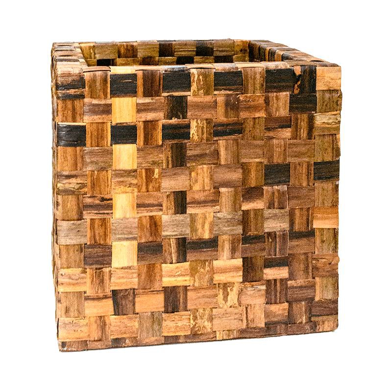 Luxusní květináče - Banana Cube Brown 56x56x56cm
