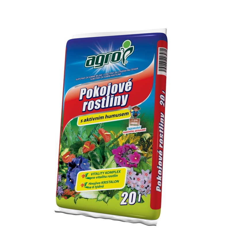 Doplňky - Agro substrát pro pokojové rostliny 20 litrů