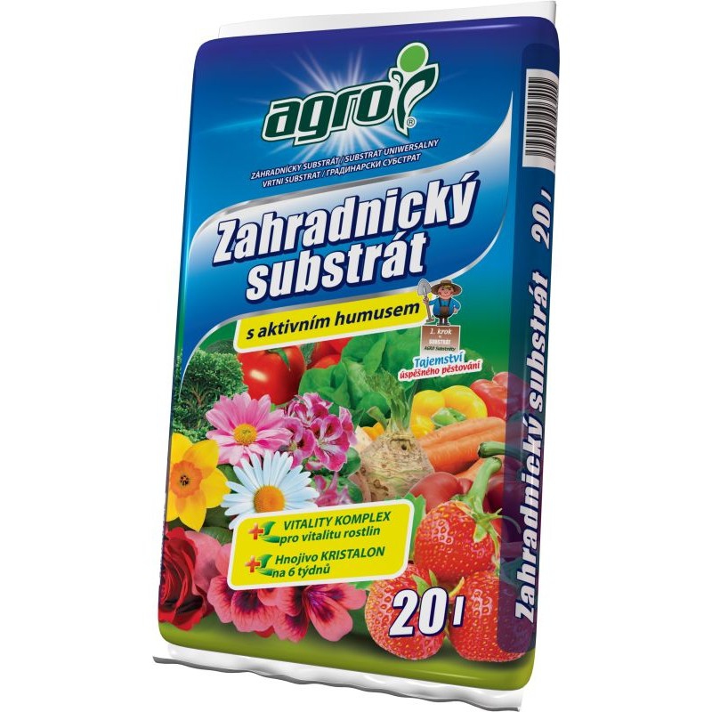 Doplňky - Agro substrát zahradnický 20 litrů
