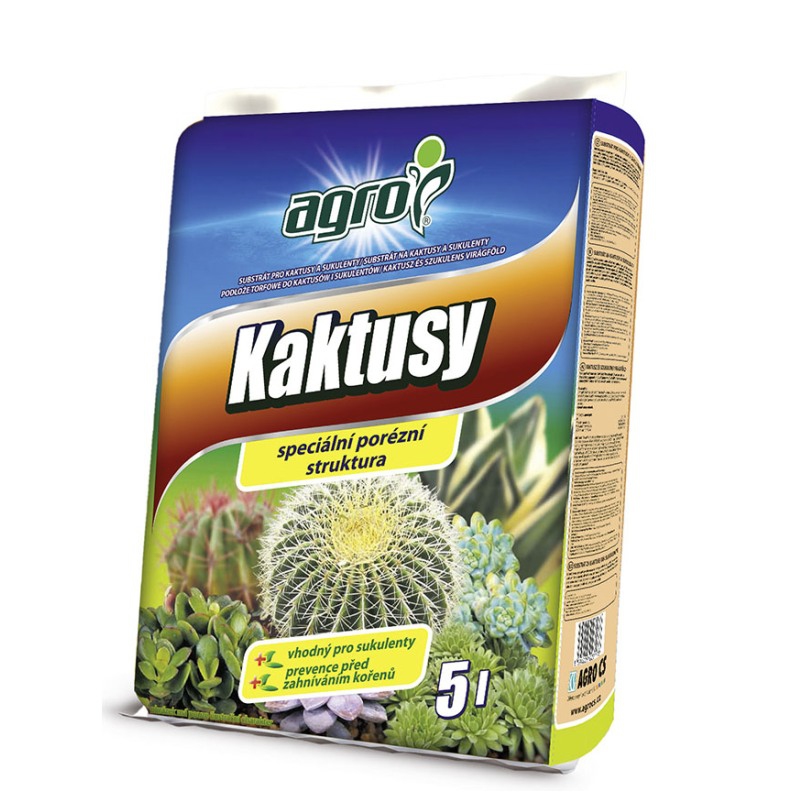 Doplňky - Agro substrát pro kaktusy a sukulenty 5 litrů
