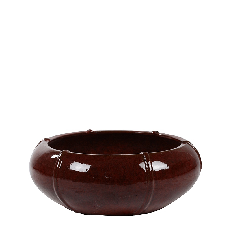 Keramické květináče - Moda Bowl Red 55x22cm