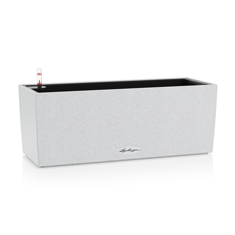 Lechuza květináče - Lechuza Balconera Stone 50 Quarz White komplet