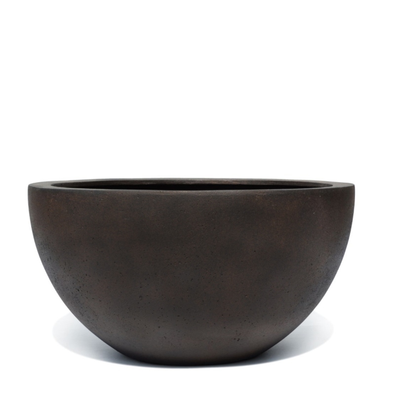 Venkovní květináče - D-lite mísa M Rusty Iron Concrete 45x22cm