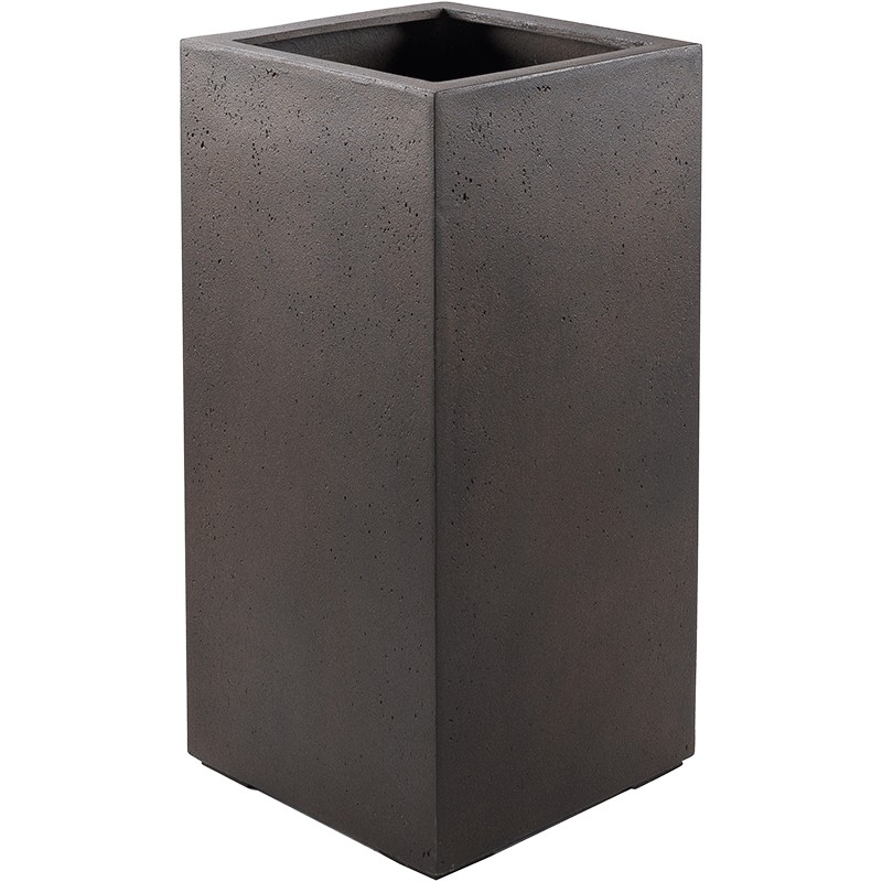 Venkovní květináče - D-lite kvádr M Rusty Iron Concrete 35x35x70cm