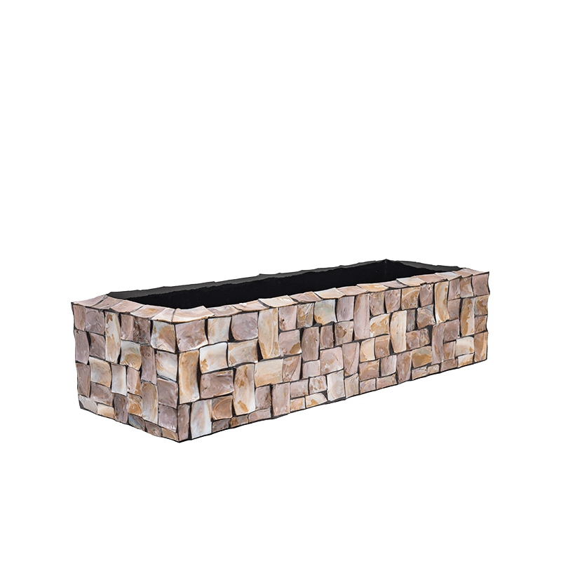 Luxusní květináče - Oceana Pearl Table Brown 100x35x23cm