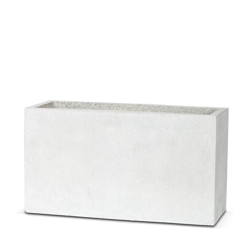 Výprodej květináčů - Capi Lux truhlík šedý 100x40x55cm