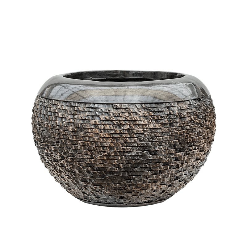 Luxusní květináče - Lite Universe Layer Globe Bronze 33x24cm