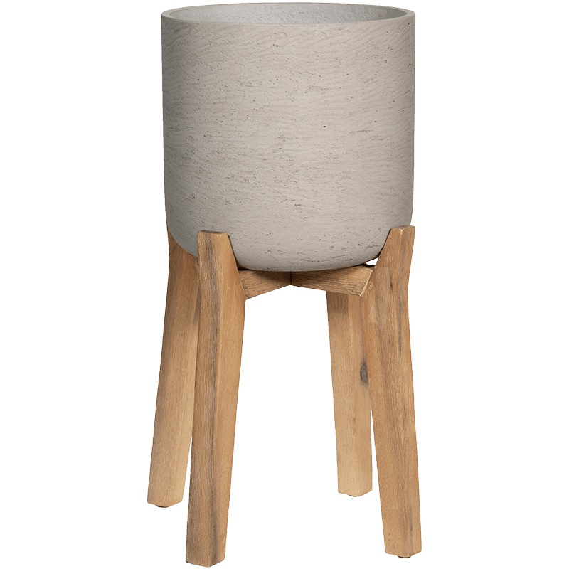 Luxusní květináče - Retro květináč Charlie XXL Grey 52x88cm