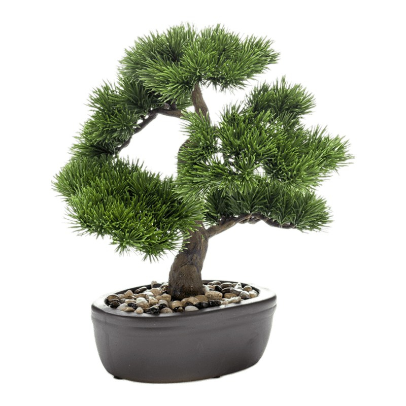 Umělé květiny - Umělá bonsaj Pinus 32cm