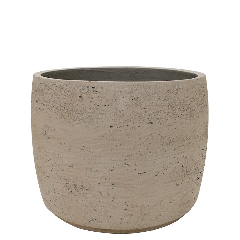 Ostatní květináče - Květináč Valerie S šedý matný 22x17cm