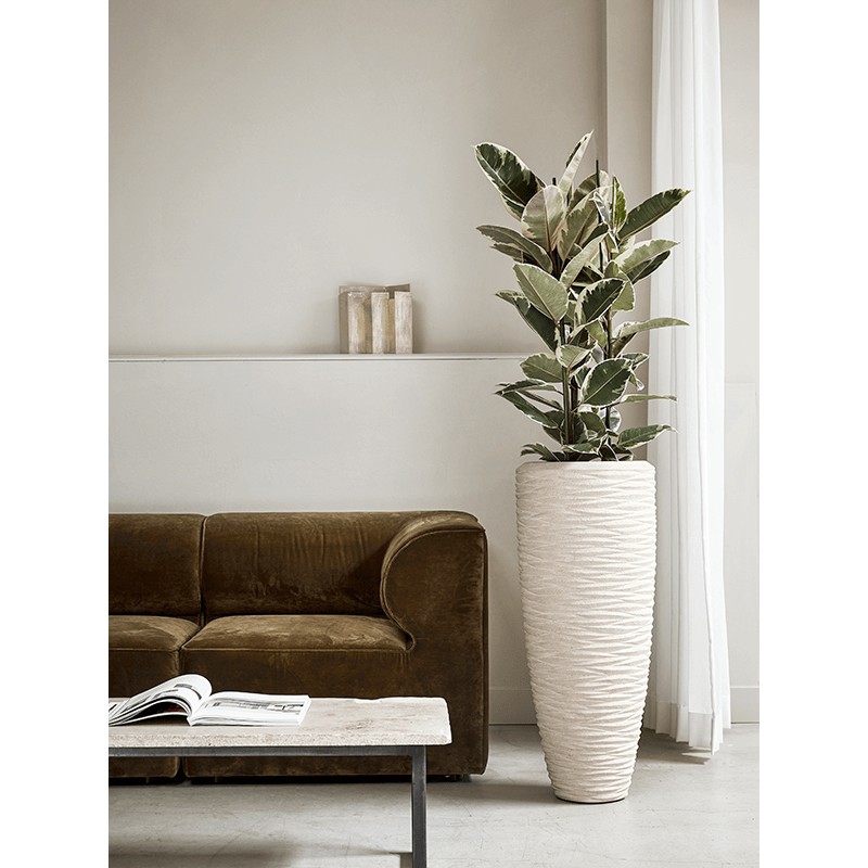 Luxusní květináče - Polystone Natural Seaside Partner Premium 37x90cm