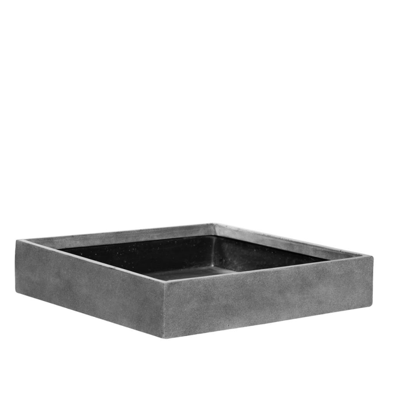 Venkovní květináče - Fiberstone Jack XL Grey 100x100x25cm