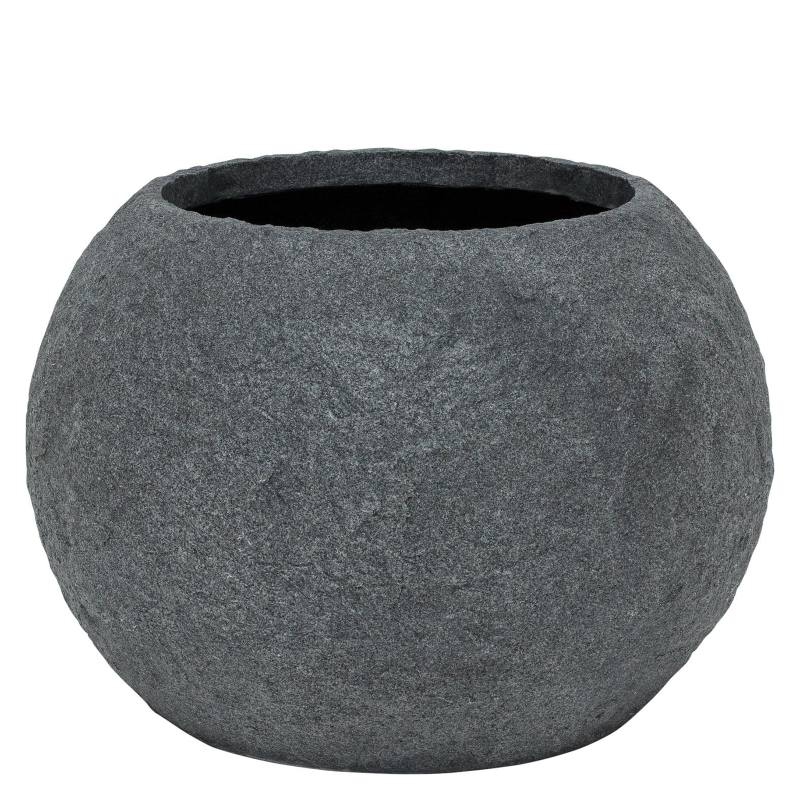 Venkovní květináče - Rocky bowl smoke 60x34cm