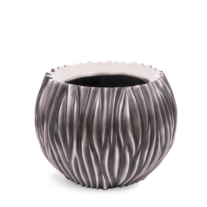 Luxusní květináče - River Bowl Antik Bronze 45x35cm