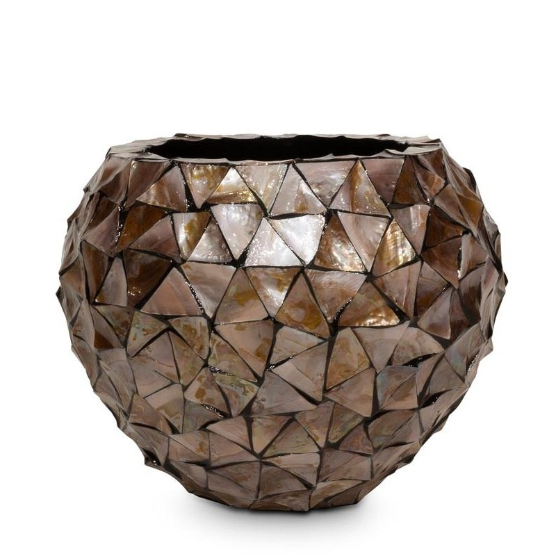 Luxusní květináče - Shell Brown 60x50cm