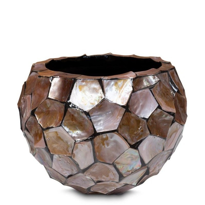 Luxusní květináče - Shell Brown 36x25cm